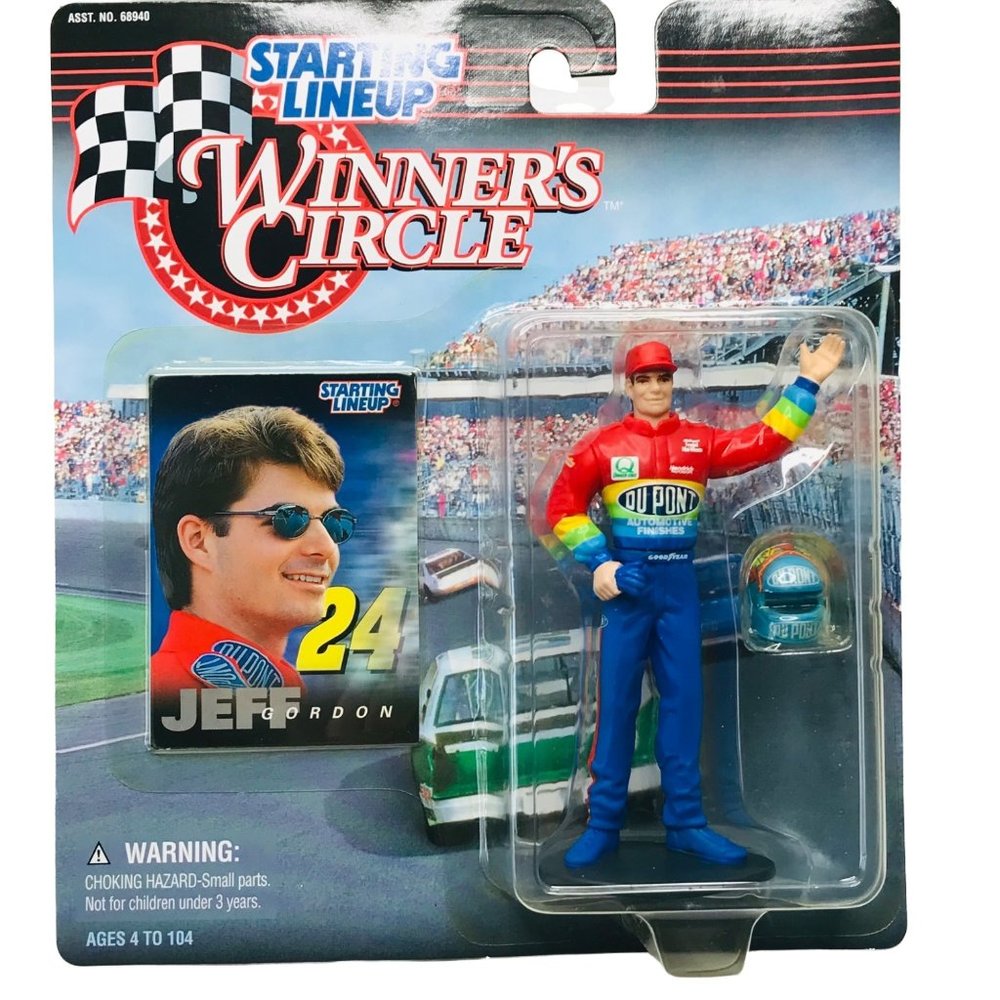 Vintage Starting Lineup Jeff Gordon Figure Winners Circle 1997 With Card New
